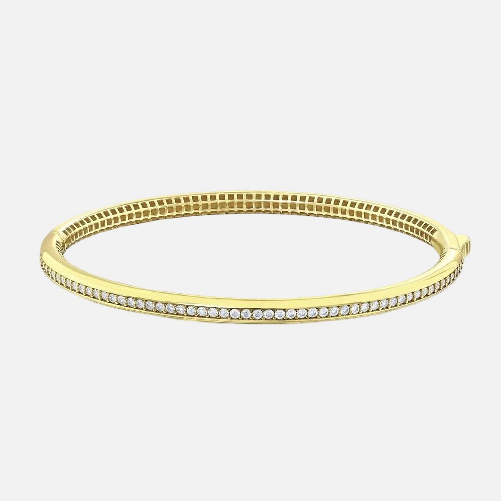 Assos 14 Ayar Altın Tasarım Kelepçe Bilezik 8.94 Gram Ağırlığında