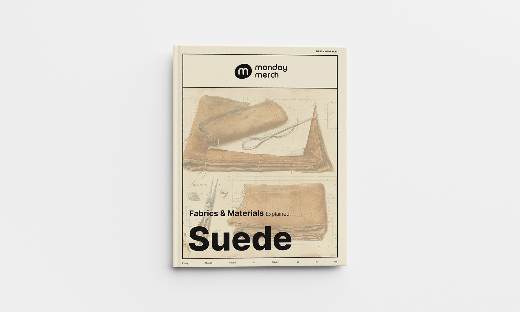Monday Merch Fabrics and Materials Book Suede