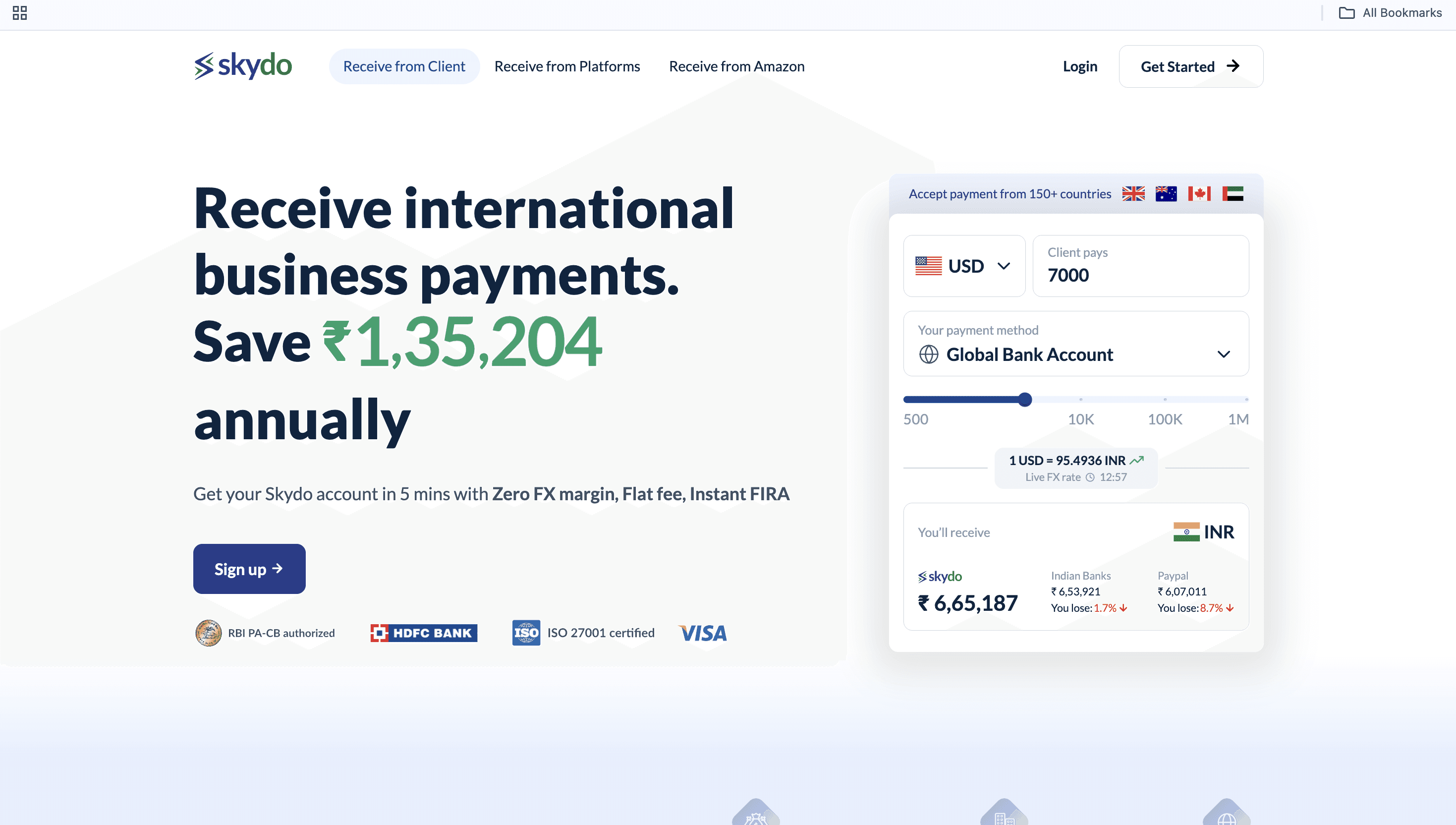 Skydo - Best Payment Gateway for Freelancers To Accept Interational Payment