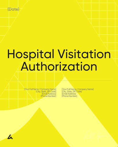Hospital Visitation Authorization
