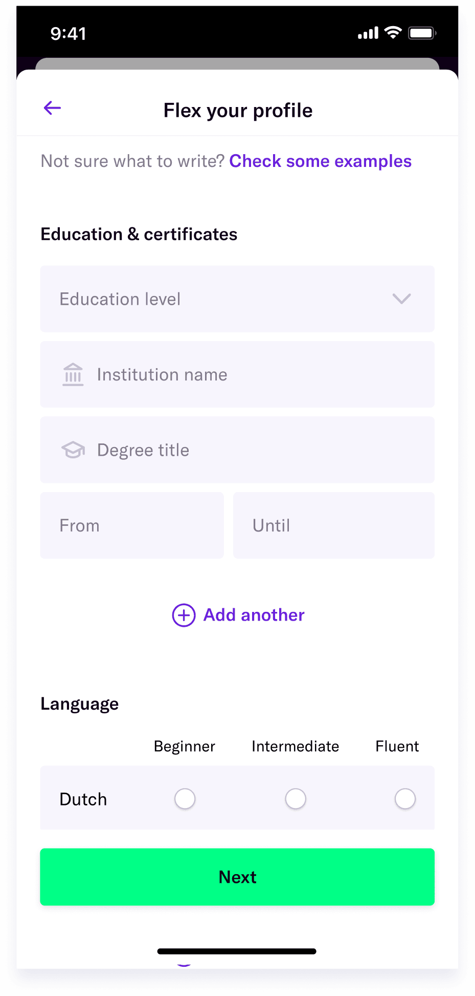Temper Profile Setup