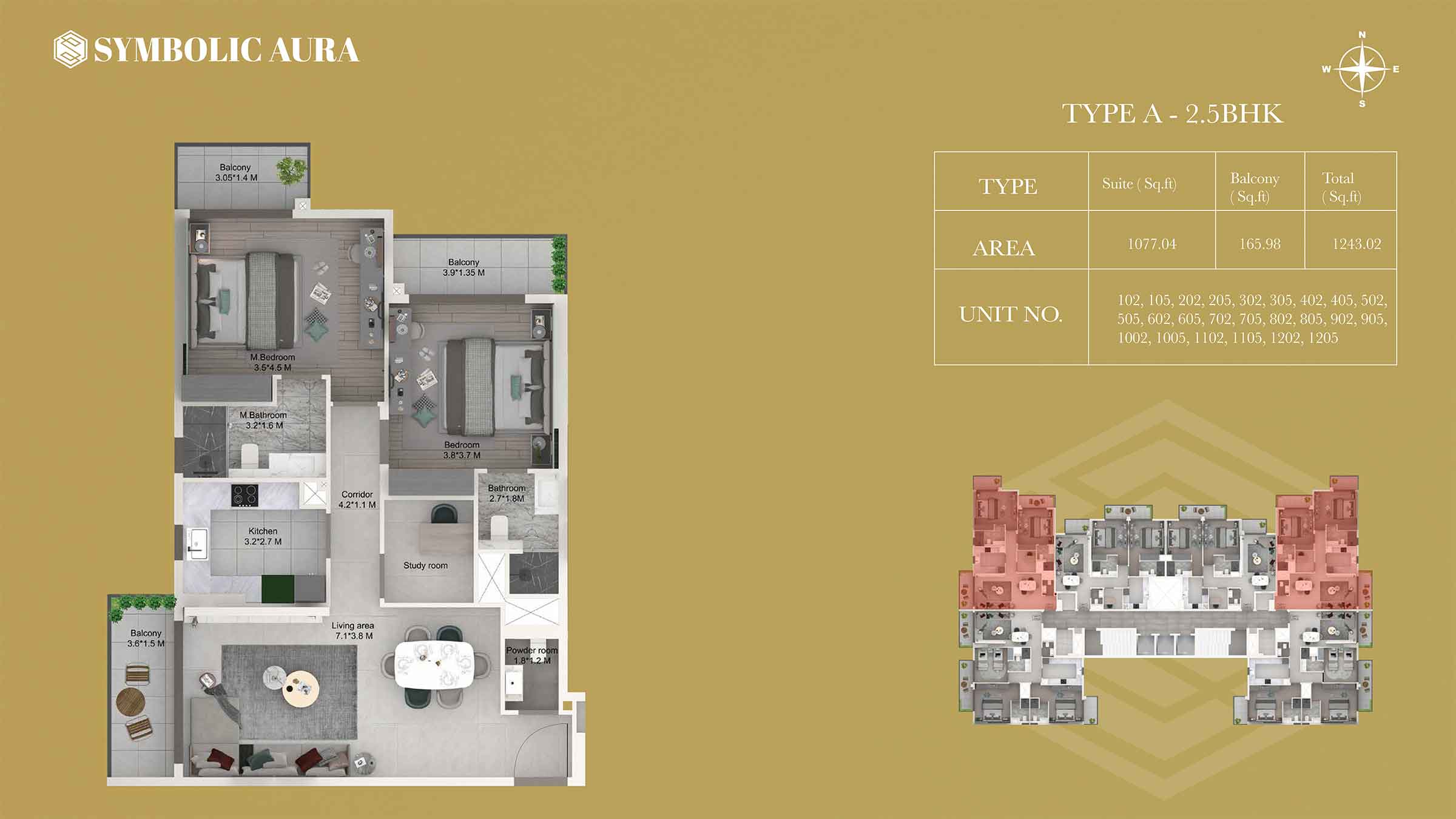 Symbolic Aura 2-Bedroom