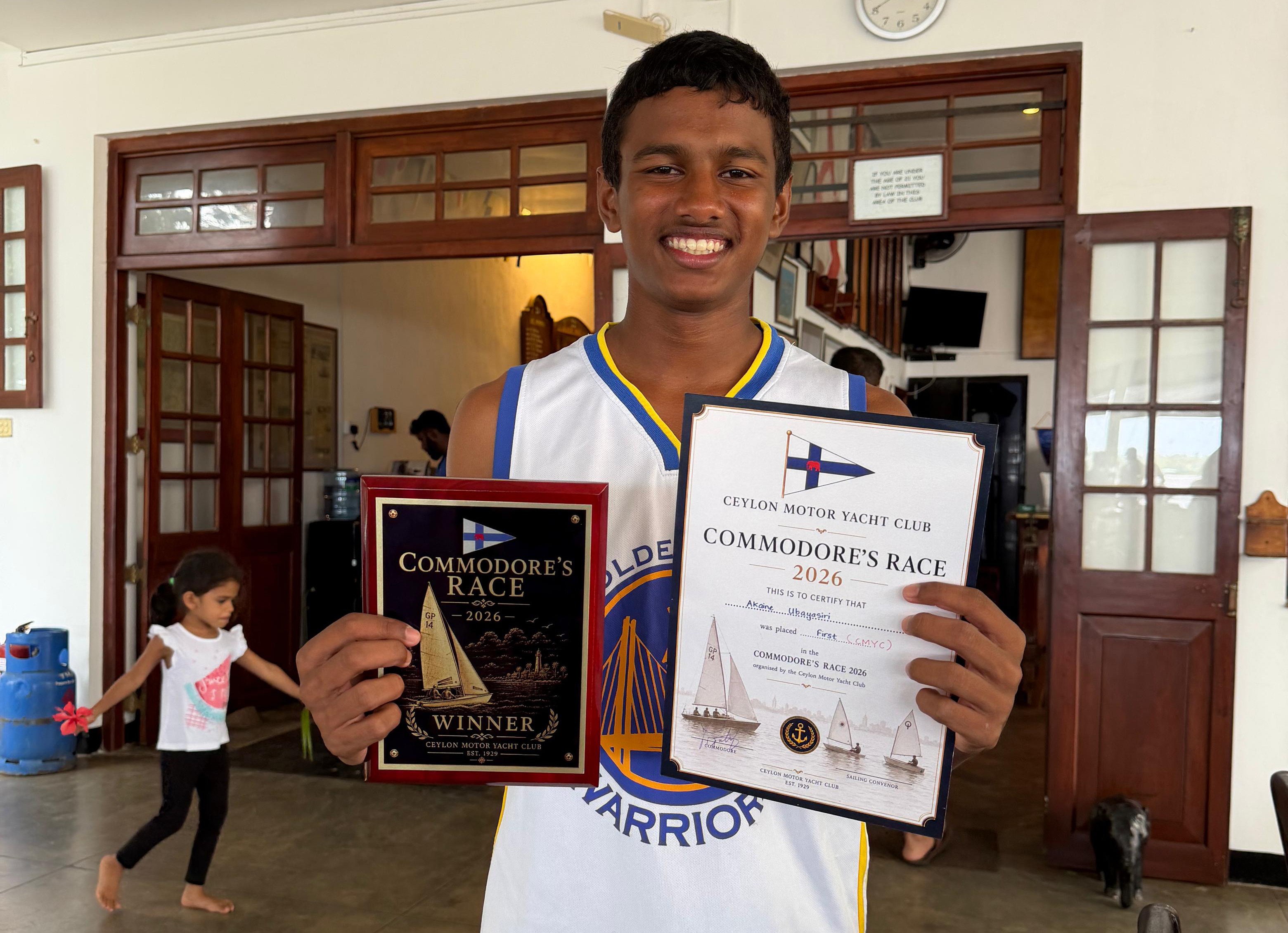 Akaine Ubayasiri Wins the Prestigious Commodore's Race 2026