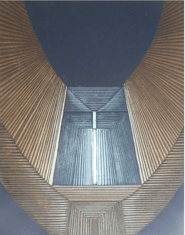 herd of sheep on road painting