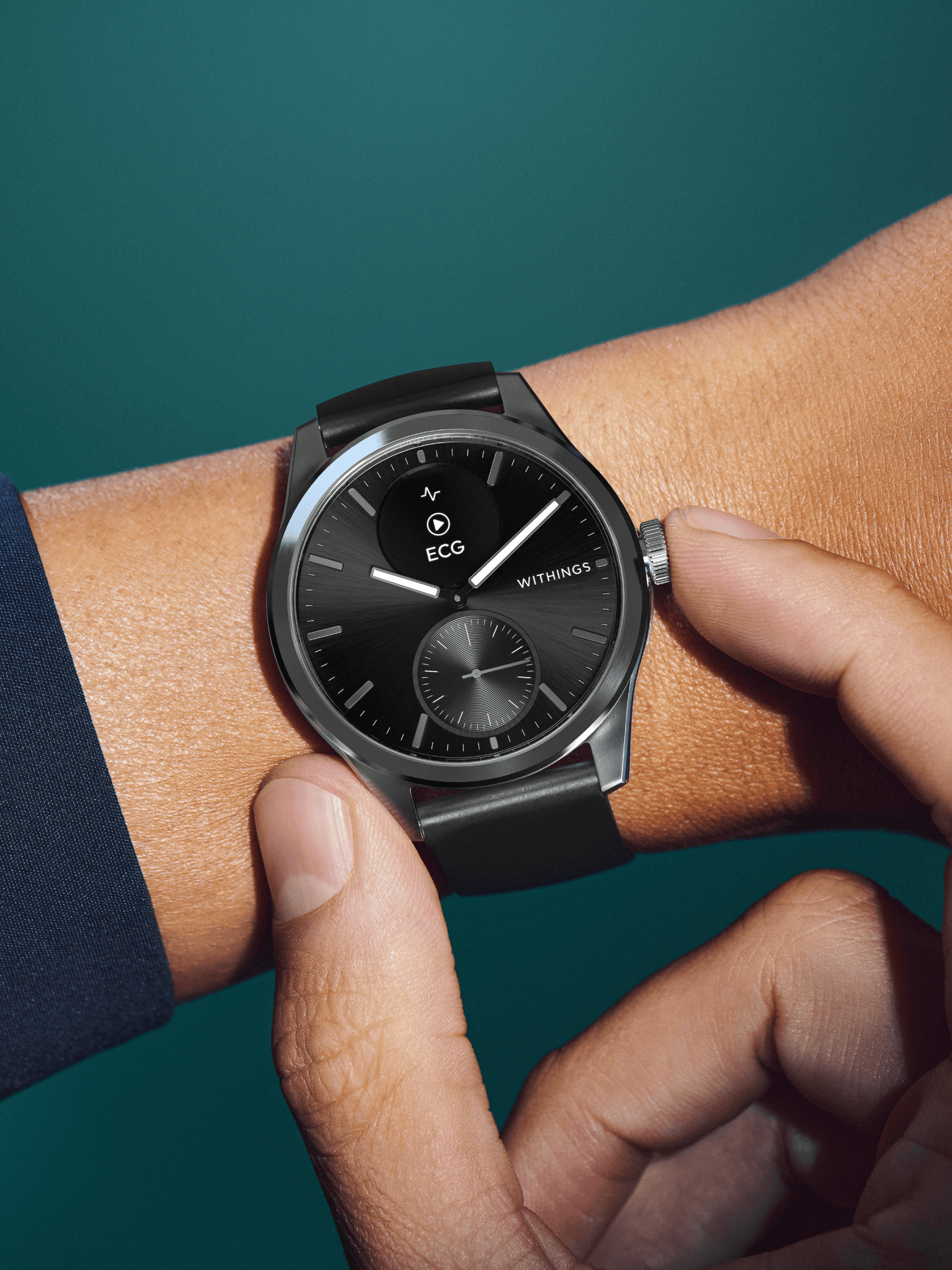 Art direction by Manuel Astorga for ScanWatch 2 seasonal campaign, capturing sophisticated, mood-driven lifestyle imagery