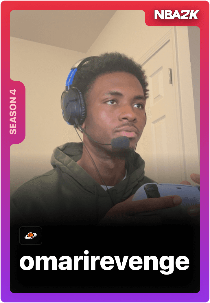 omarirevenge NBA 2K pro gamer competing in 1v1Me live matches