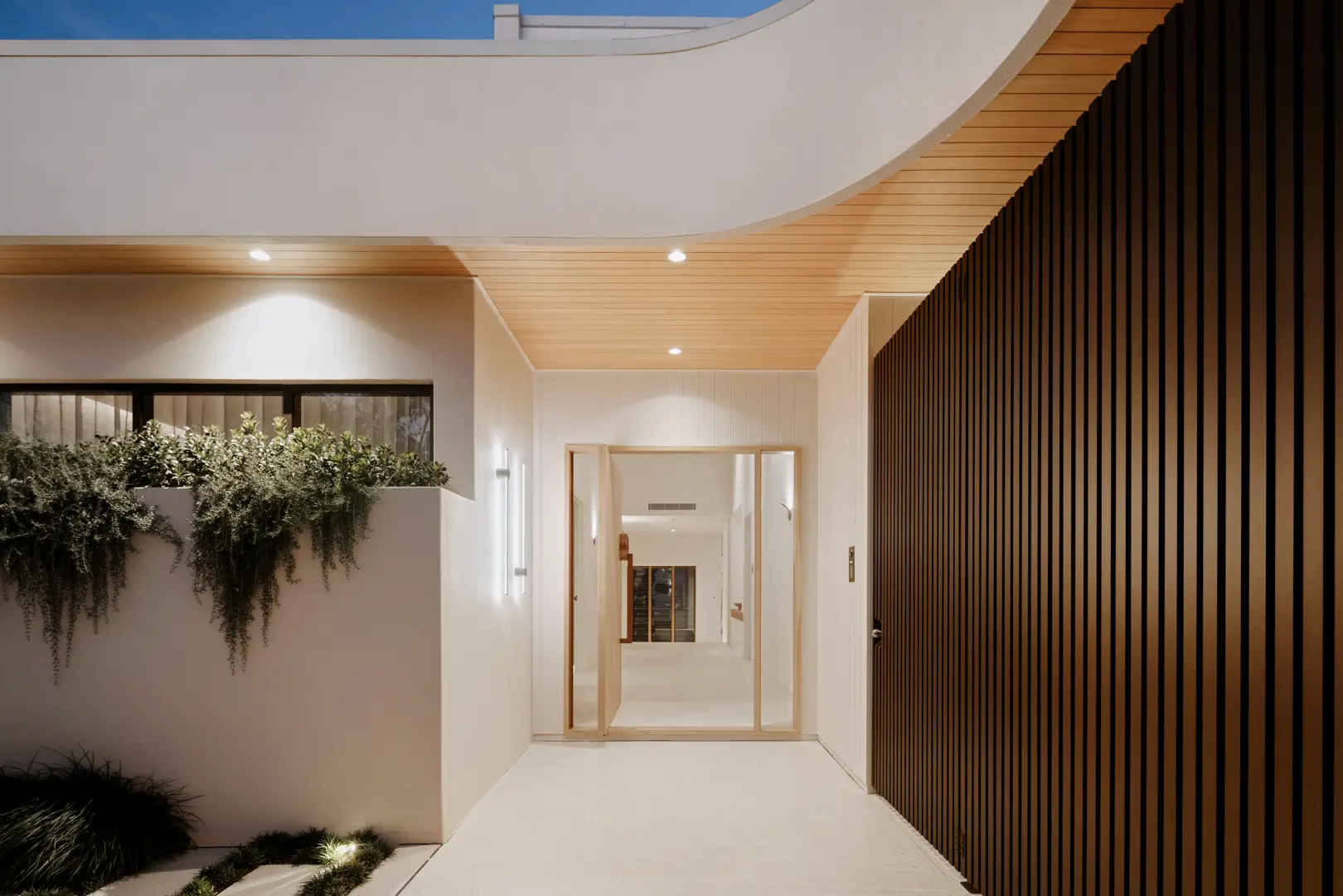 Front facade of Jacaranda House in. Brisbane