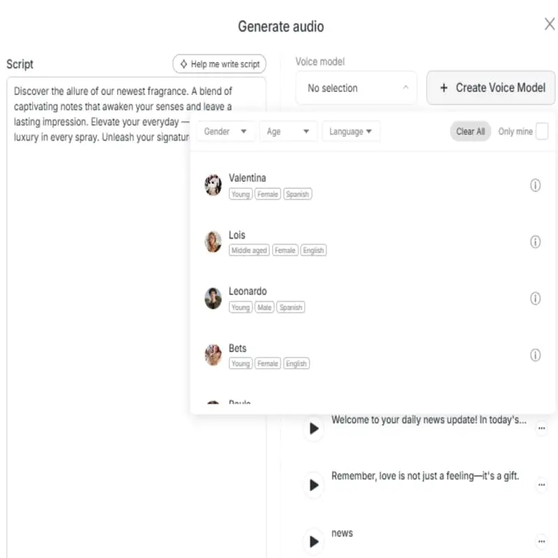 add voice to the ai dancing video/ai dance generator