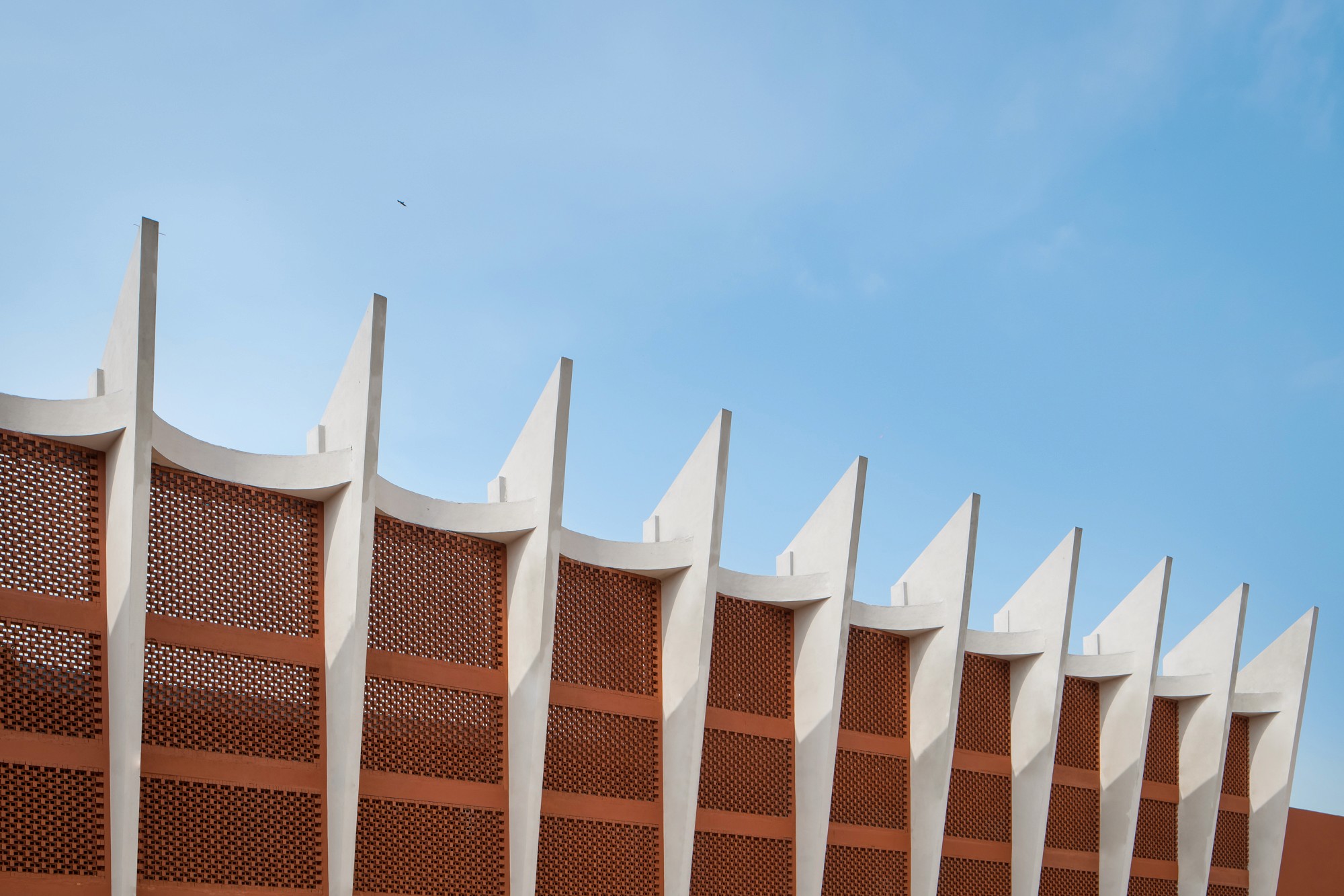 Yemmekere Ground designed by 2pkm Architects. Architecture photography by Ekansh Goel, Studio Recall.