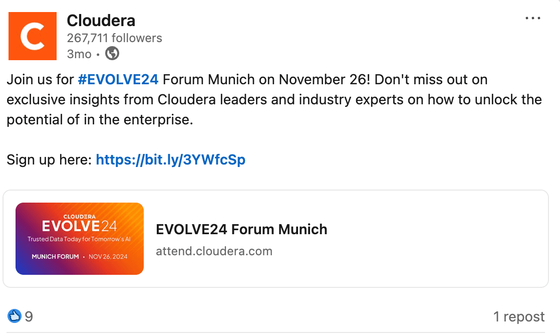 Marketing Spotlight: Cloudera Marketing Strategy Social Media Strategy