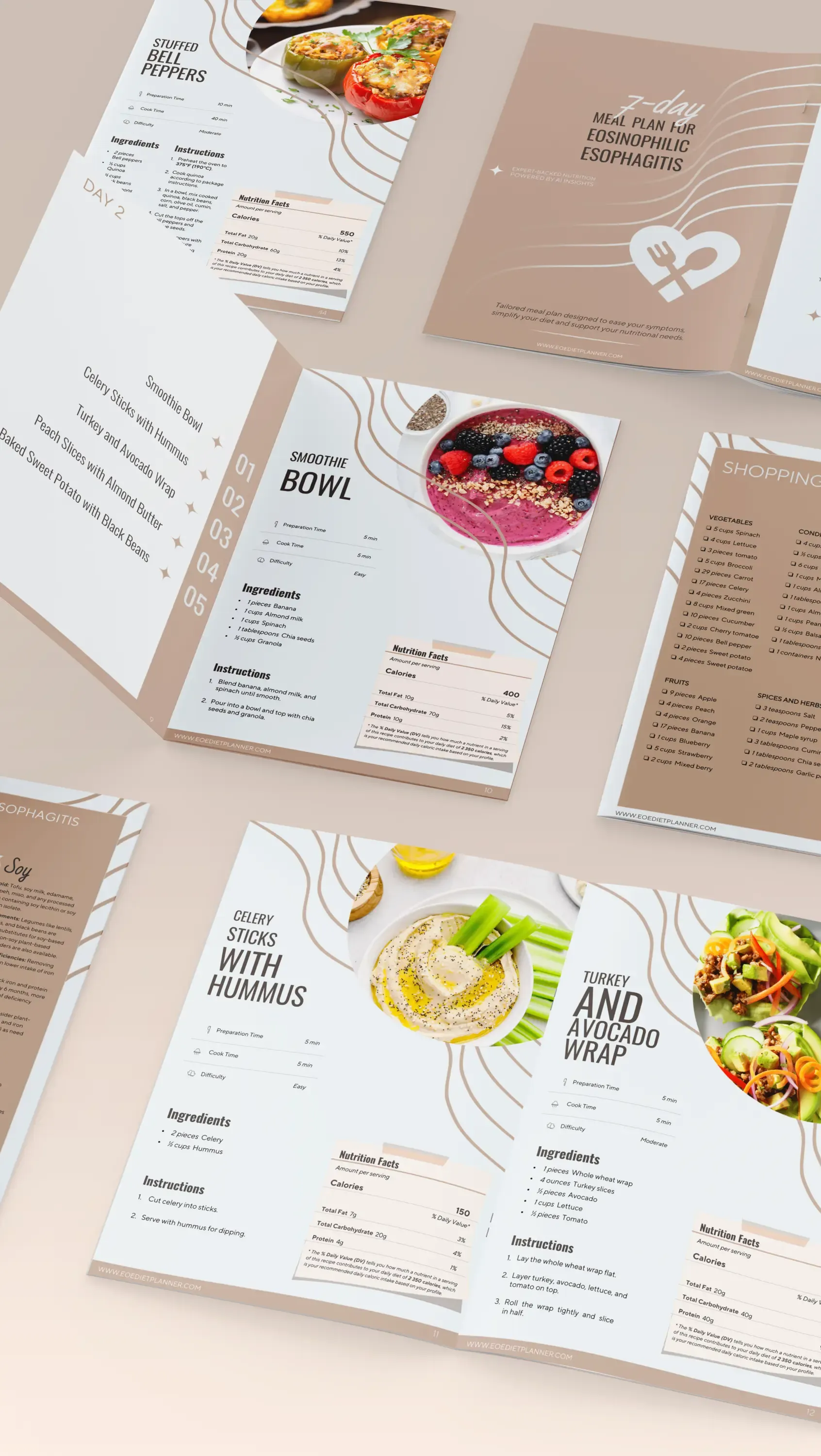 Elegant EoE planner and recipe book