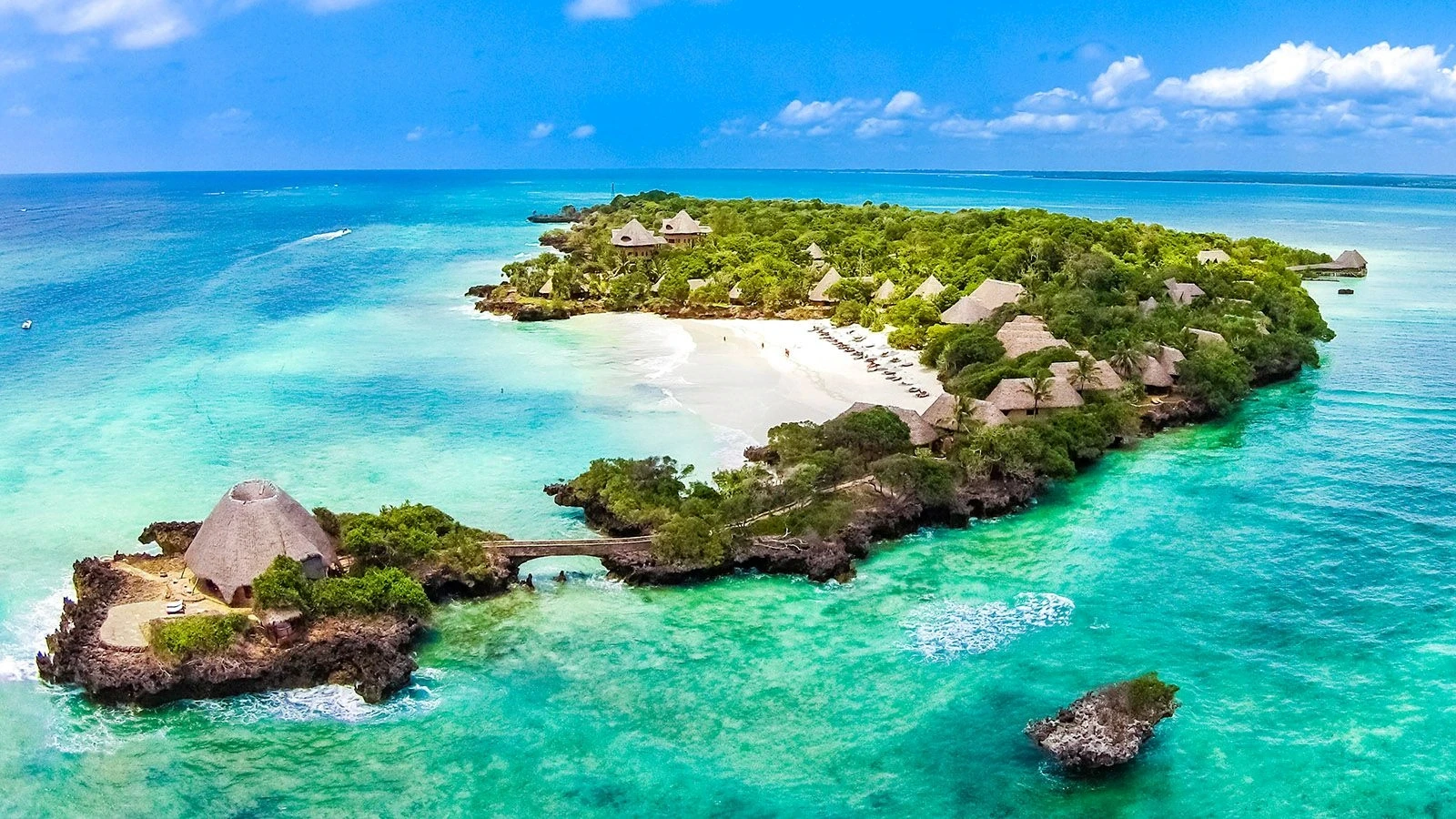 Tropical island turquoise waters