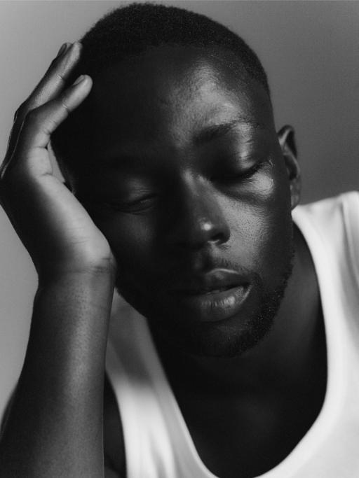 A man posing