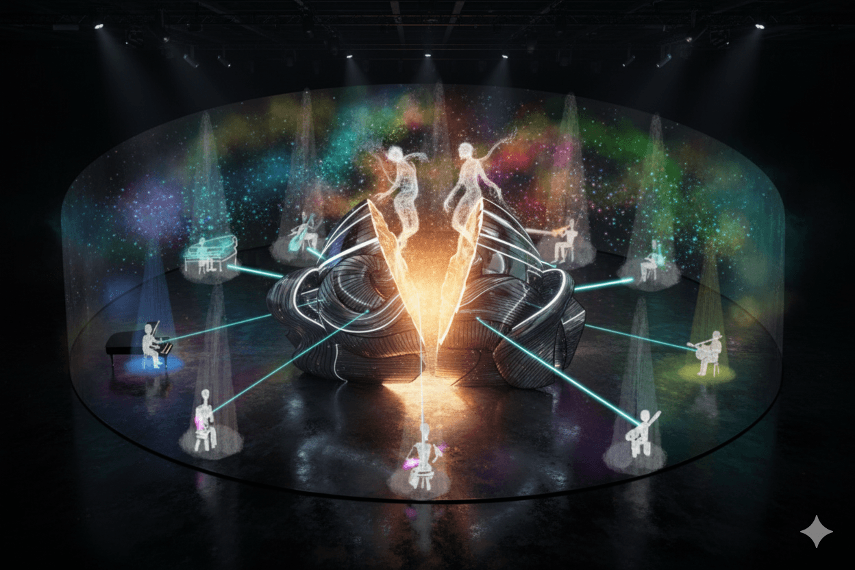 Immersive art installation for BMW by RenaiXance.