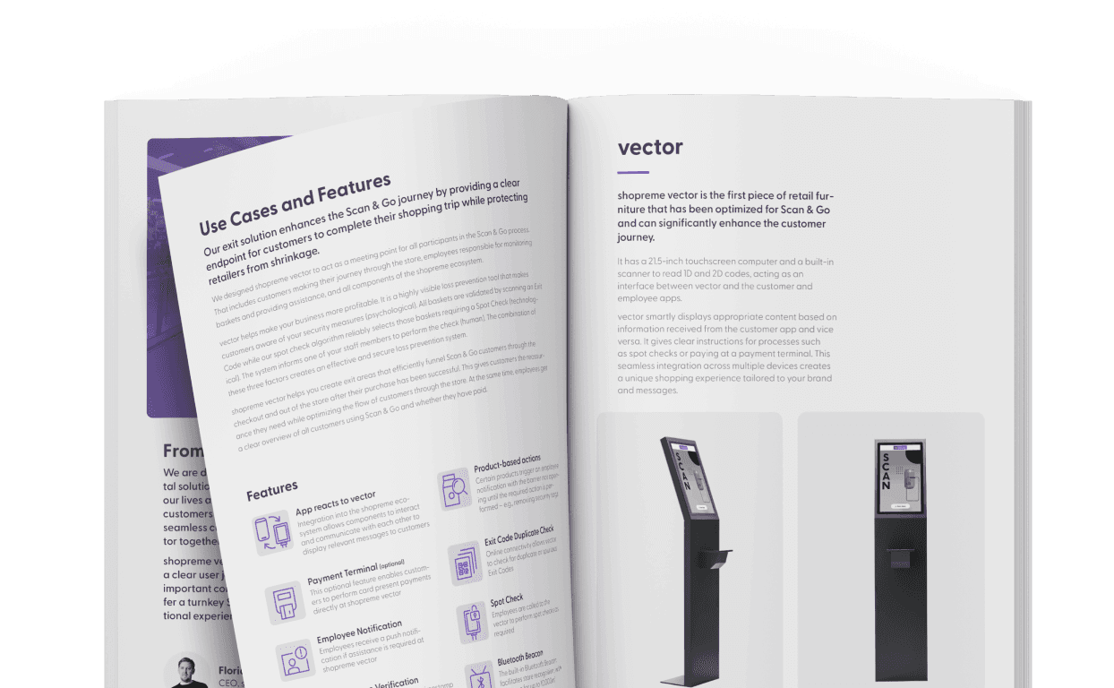 shopreme vector broschure