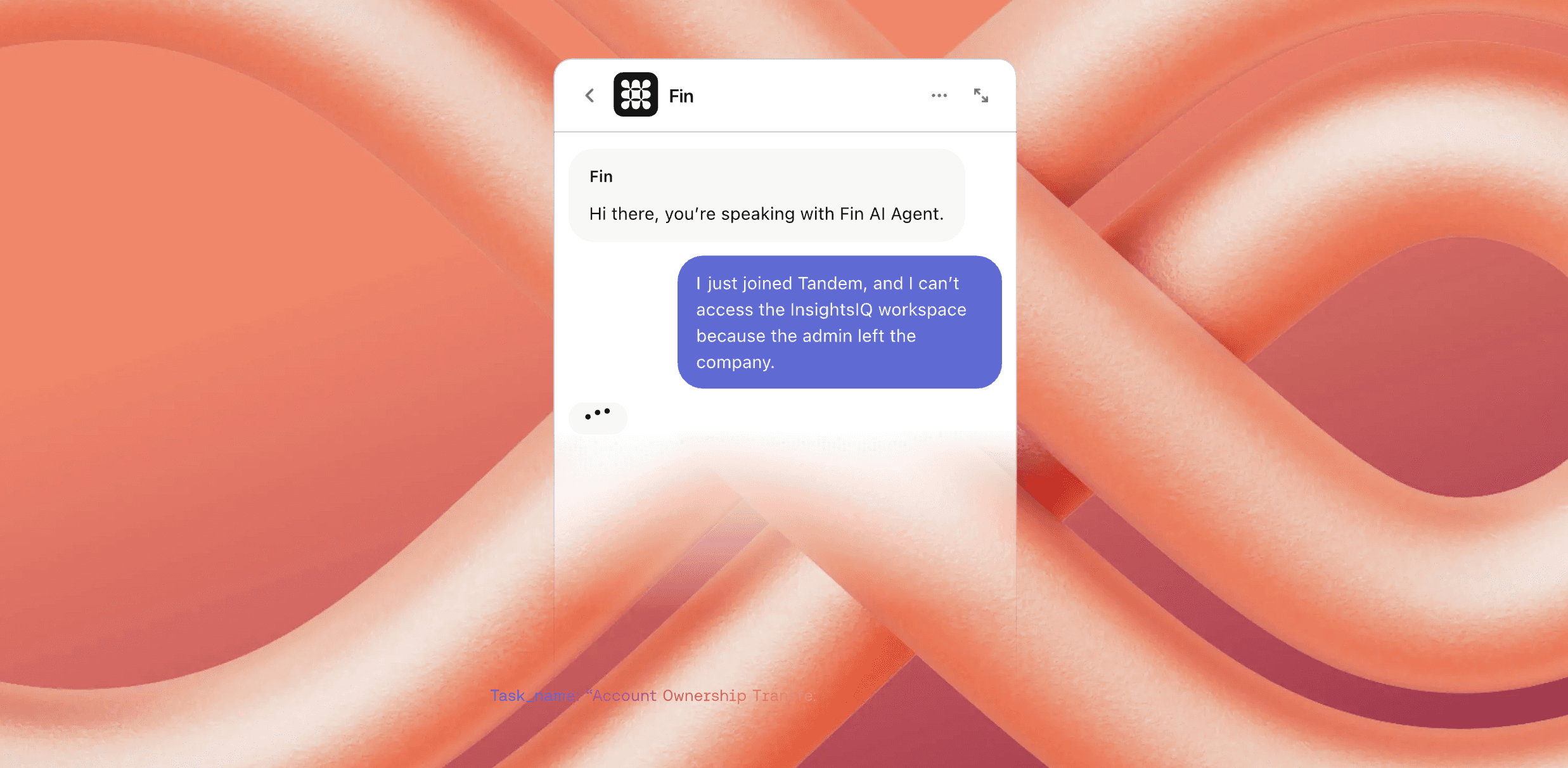 Fin solving support queries