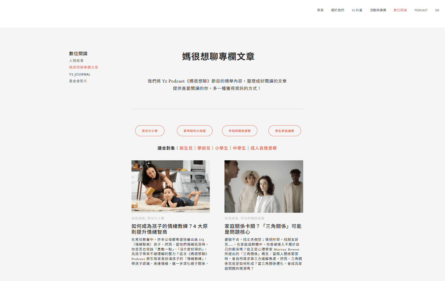 【Y2毅宇未來教育基金會】專欄文章