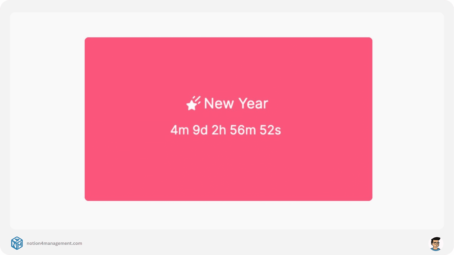 Notion Countdown Widget