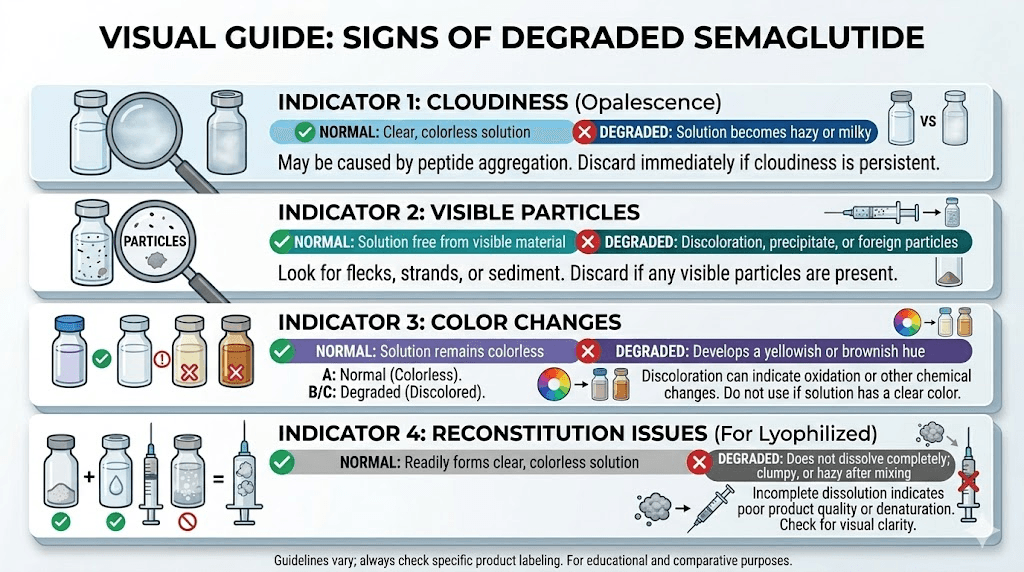 How to tell if semaglutide has gone bad visual inspection guide