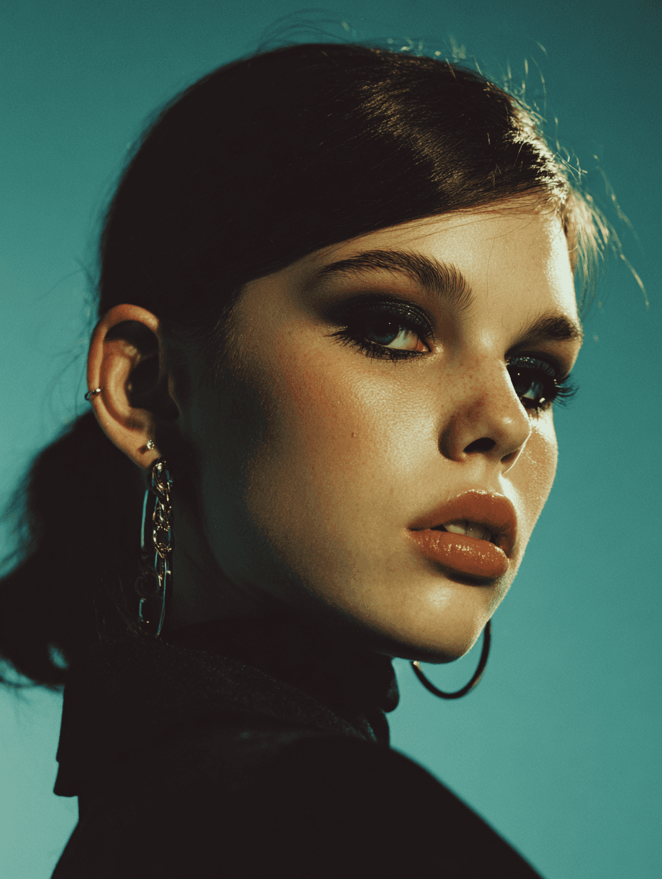 a female model