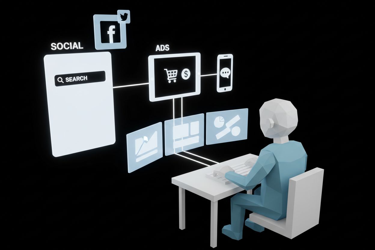 Marketer managing multiple lead channels