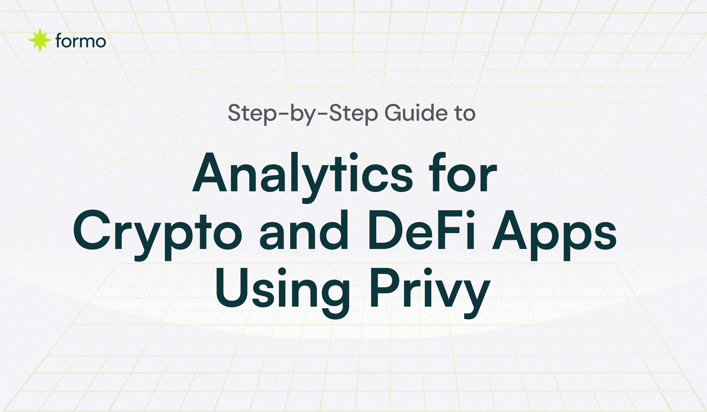 How to Set Up Analytics for Crypto and DeFi Apps Using Privy Embedded Wallets
