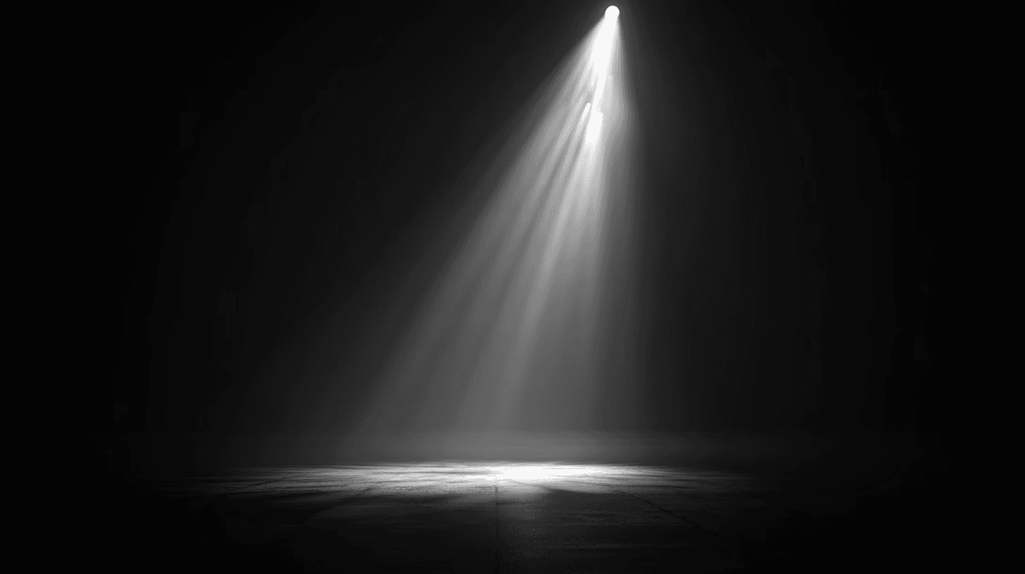 Light ray in shadows