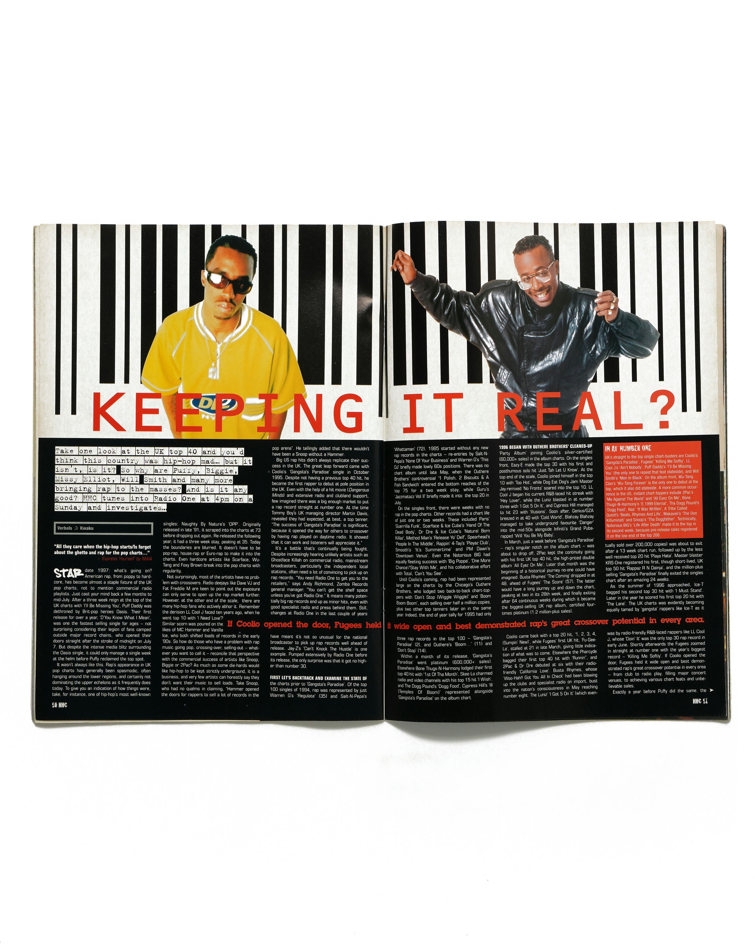 Hip-Hop Connection - Winter 1997 - Insert