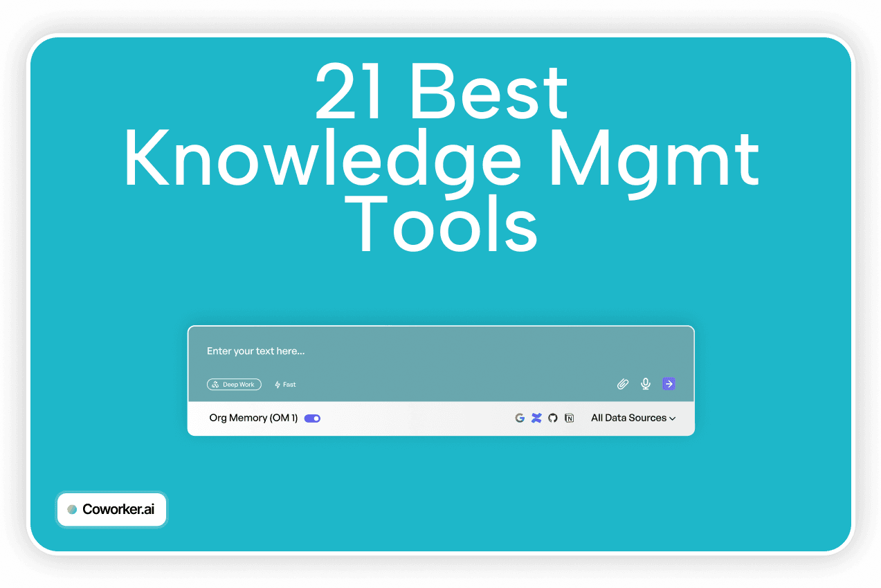21 Best Knowledge Mgmt Tools - Knowledge Management Tools