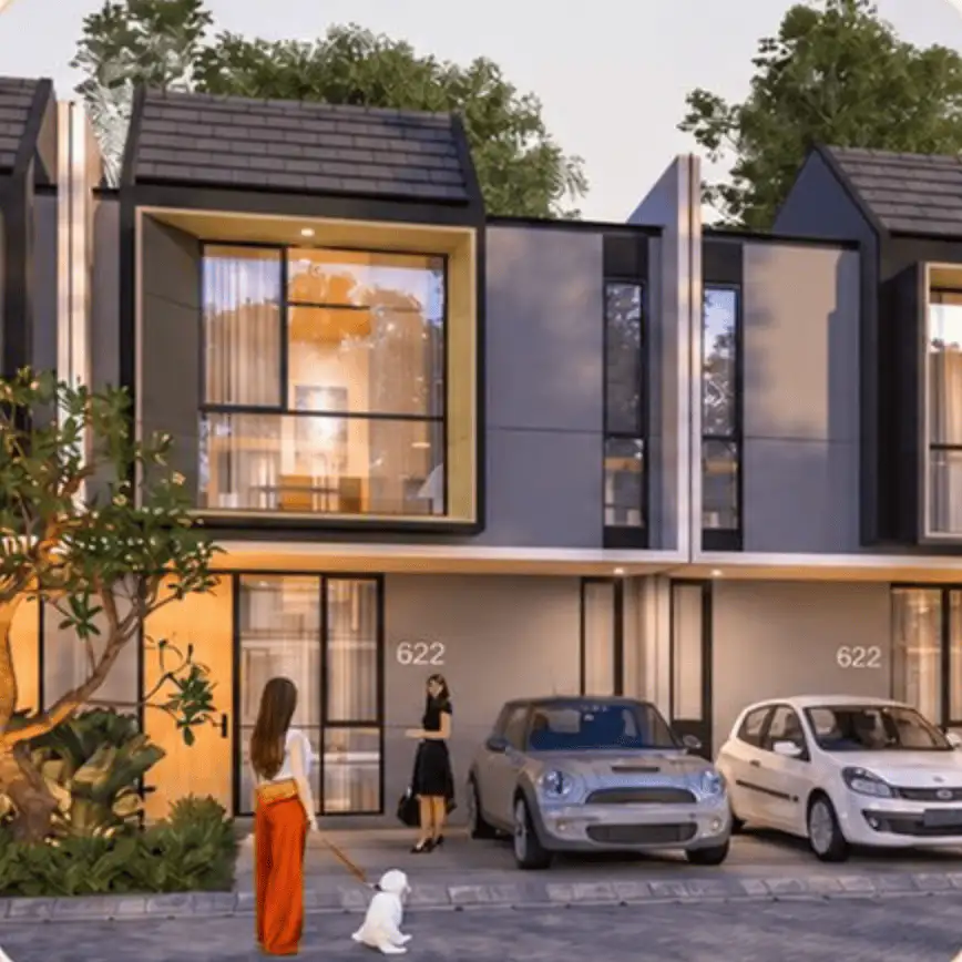 Fasad Rumah Amega Westparc The Six 622 Lite