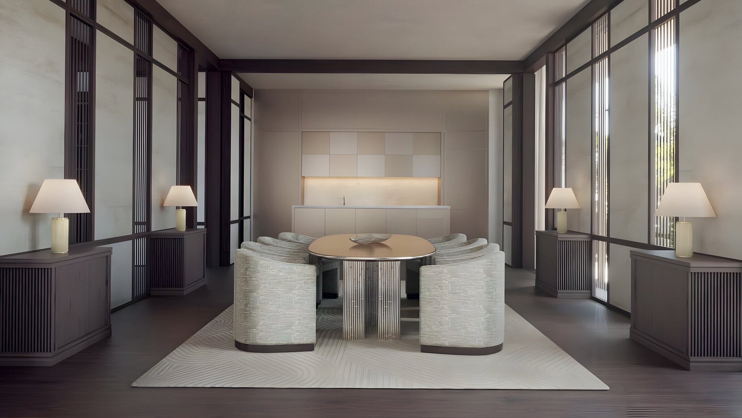 Oceanfront dining room with breathtaking views, perfect for high-net-worth real estate investors.