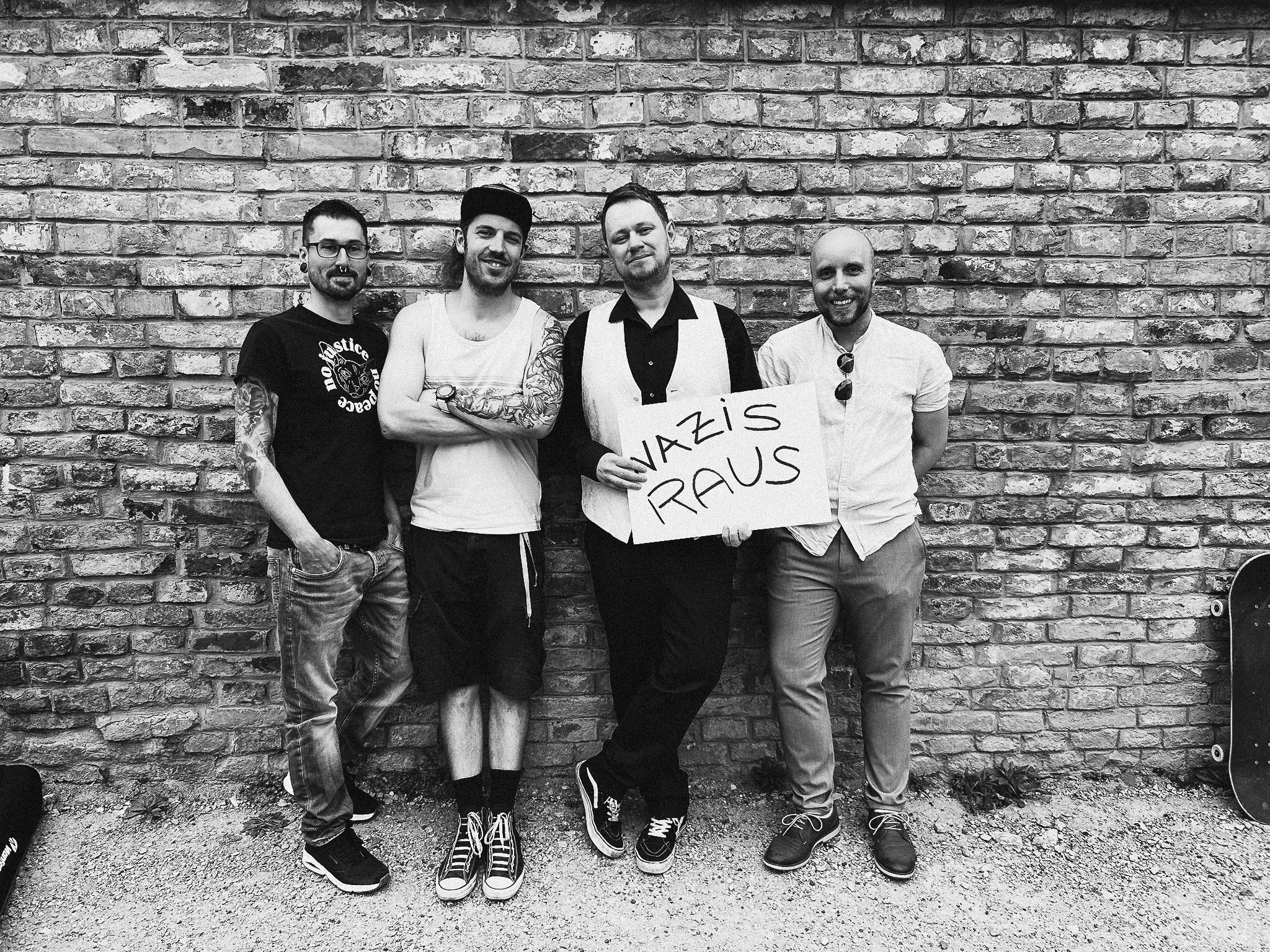 Riding a bicycle with V sign