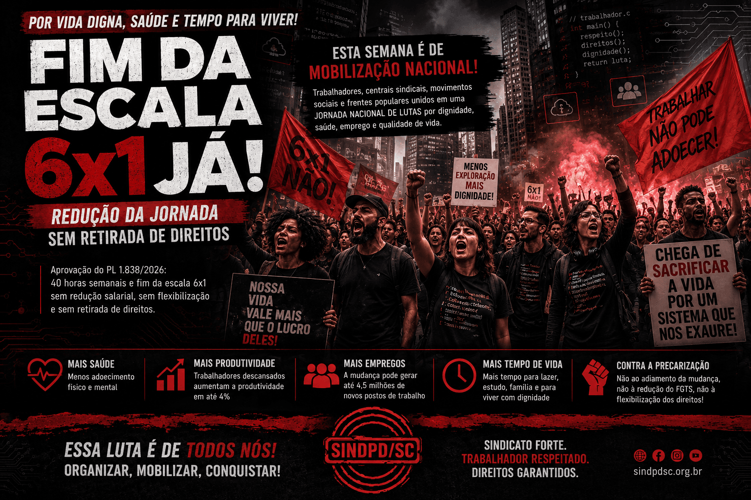 Convocação de Assembleia Geral – Trabalhadoras e Trabalhadores do CIASC