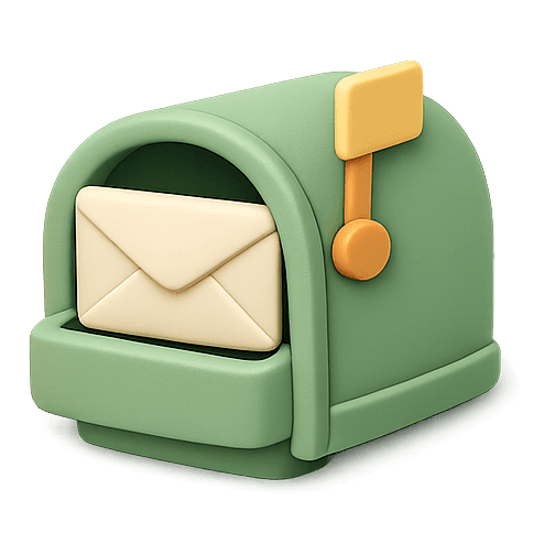 Blue mailbox