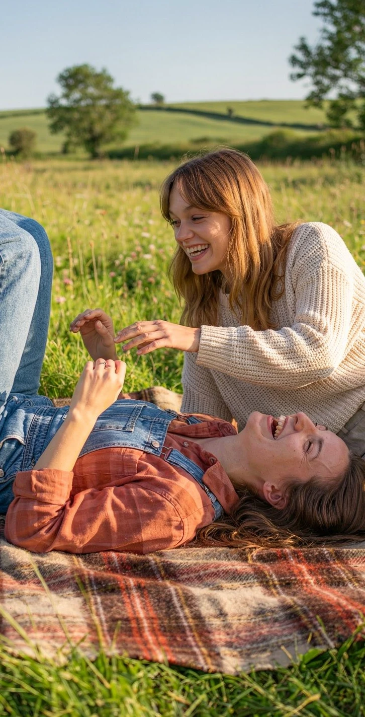 Dynamic picture of a cyclist riding downhill