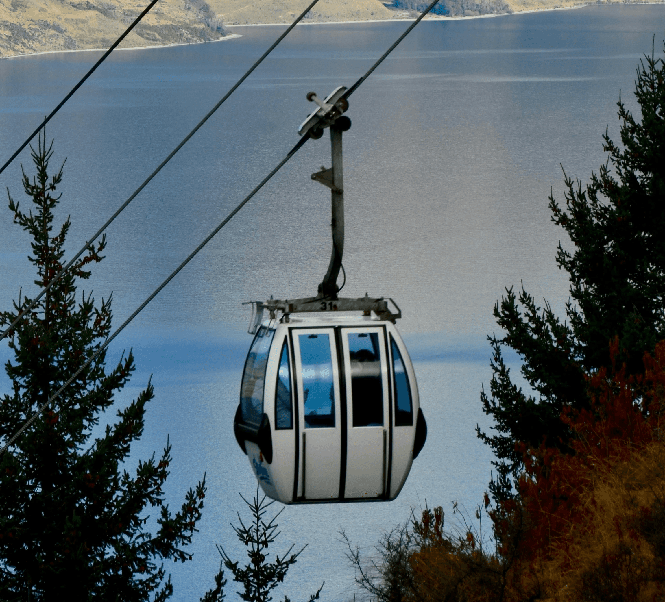 white and black boat on body of water near green trees and mountain during daytime