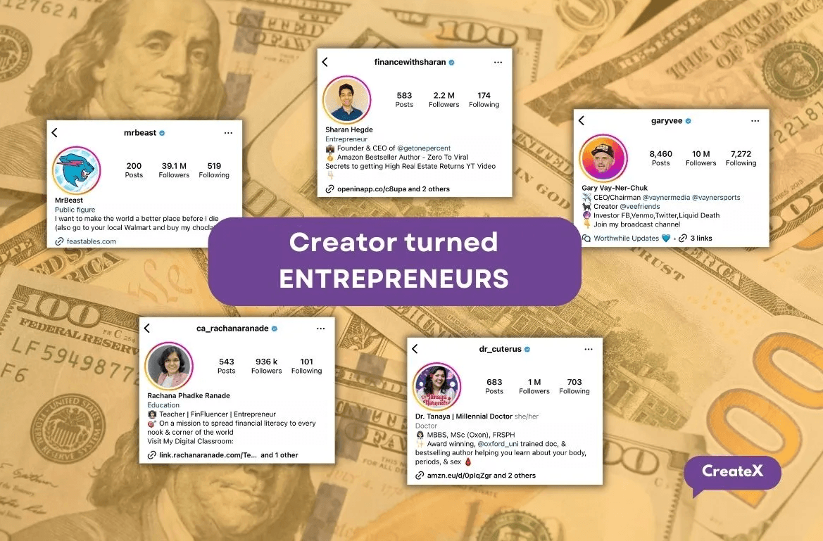 Creators turned Entreprenuer