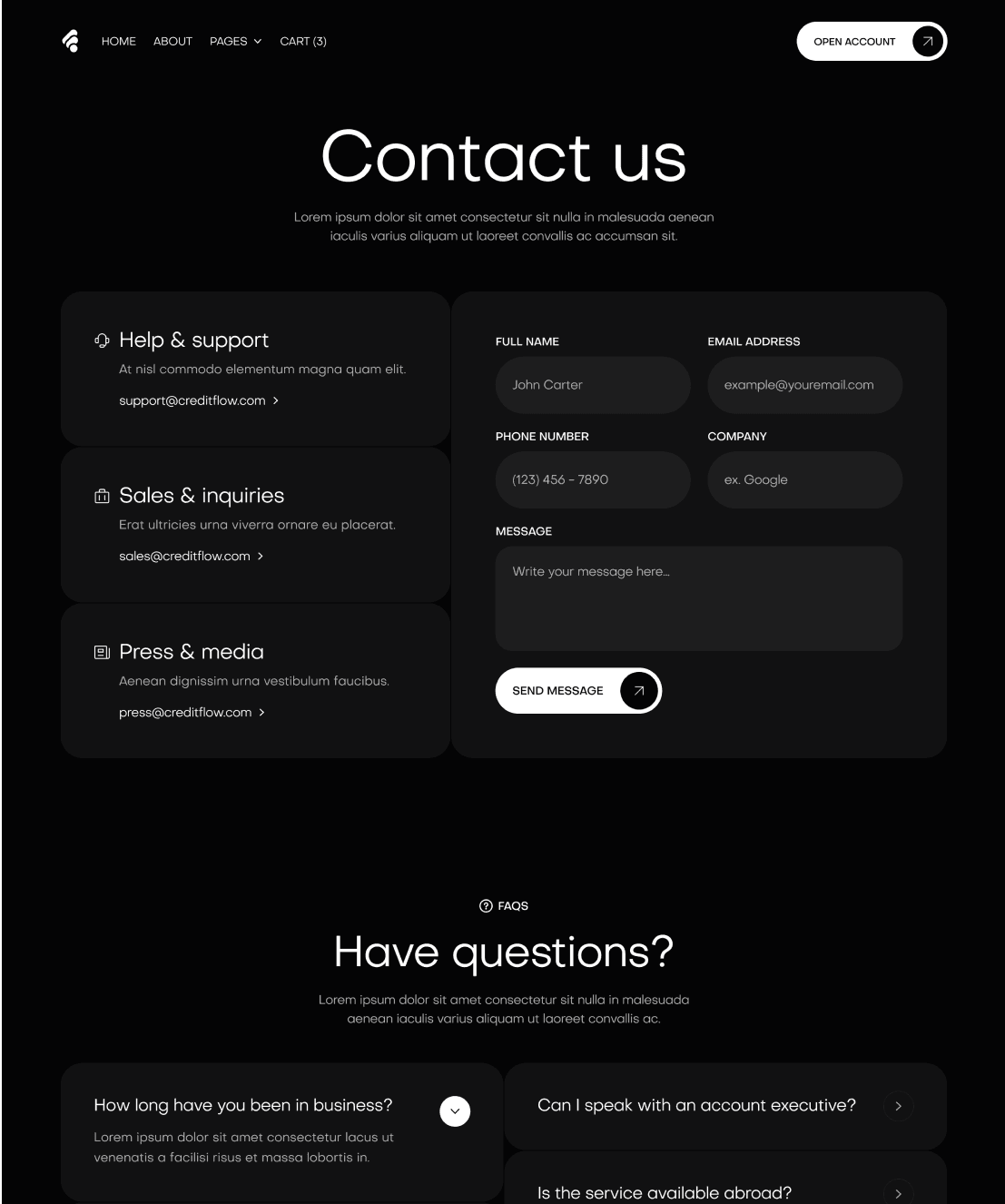 Techbeta - Careers Page - Website Template