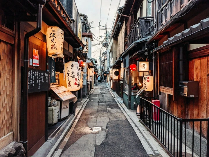Traditional Kyoto Alleyway