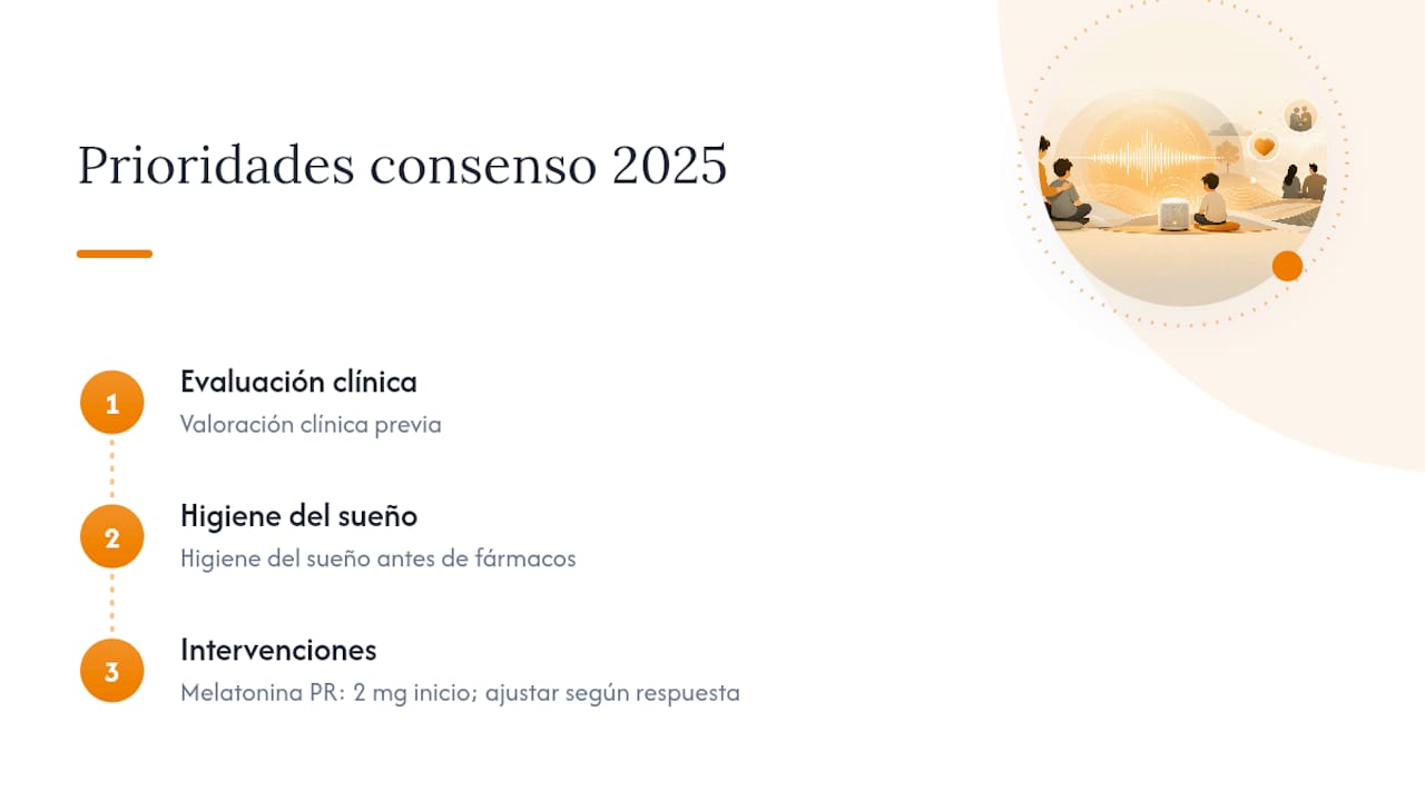 Prioridades clínicas para el tratamiento del insomnio en el autismo