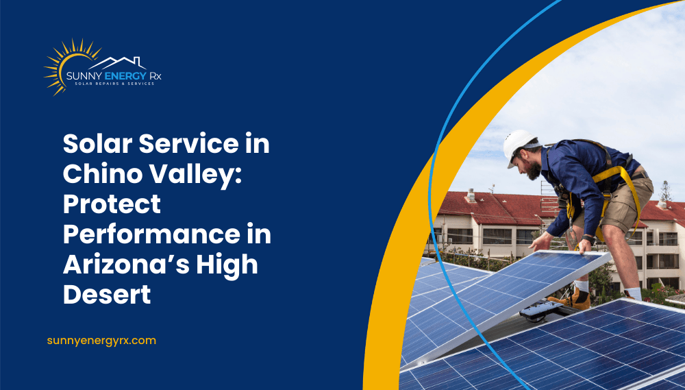 Solar Service in Chino Valley: Protect Performance in Arizona’s High Desert