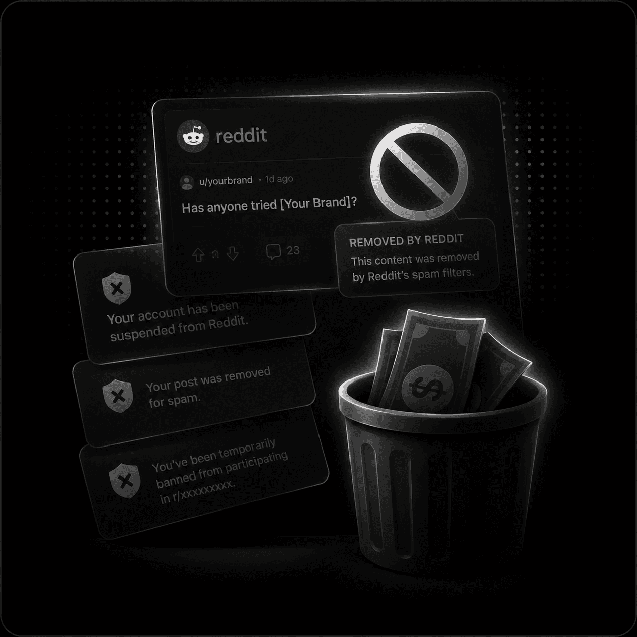 A black watch with a glowing face displayed against a solid black background, emphasizing its sleek design.