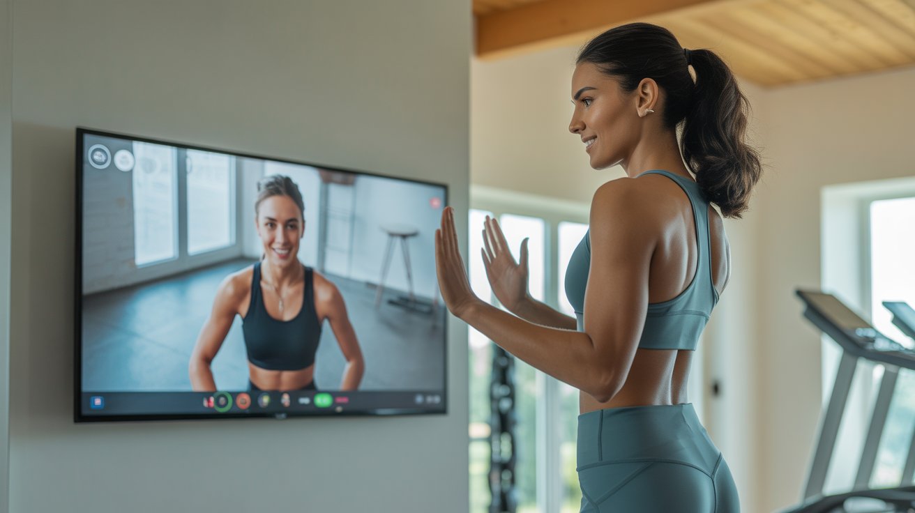 woman in gym