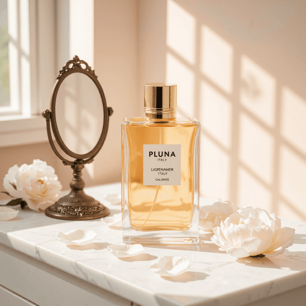 product photography of perfume