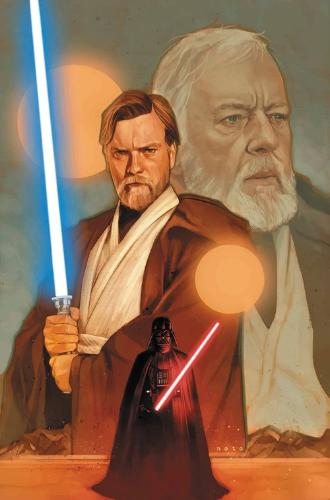 Old Obi-Wan, Young Obi-Wan, and Darth Vader on the cover of Obi-Wan volume 1