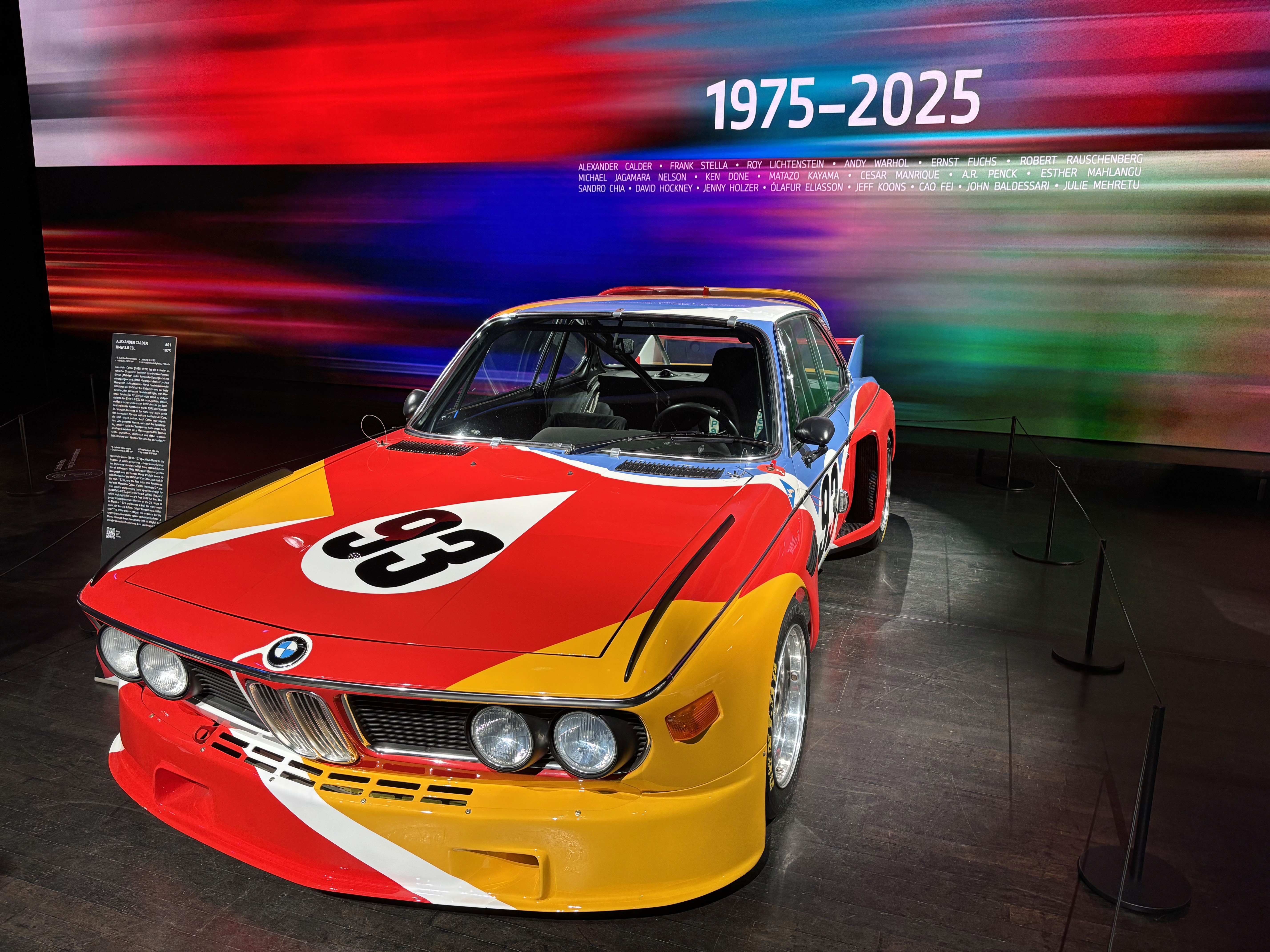 1 – Alexander Calder (BMW 3.0 CSL) 1975