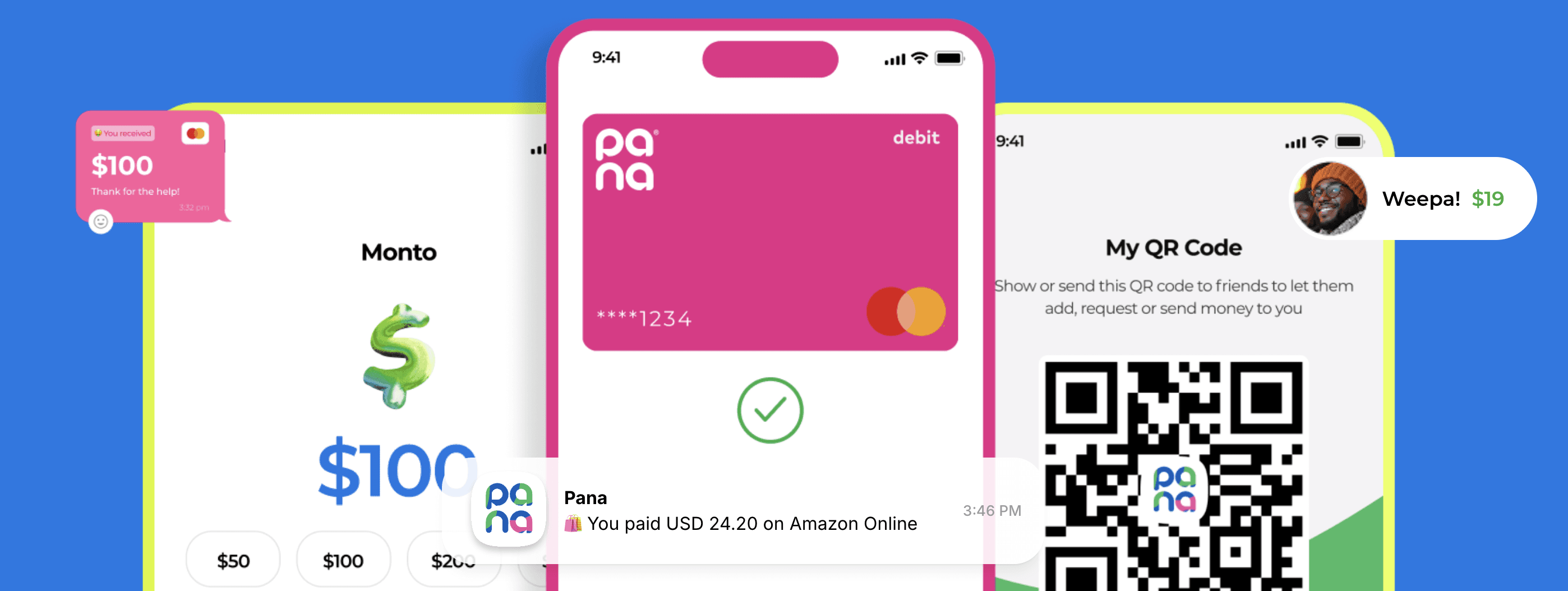 Pana cross-border money movement infrastructure