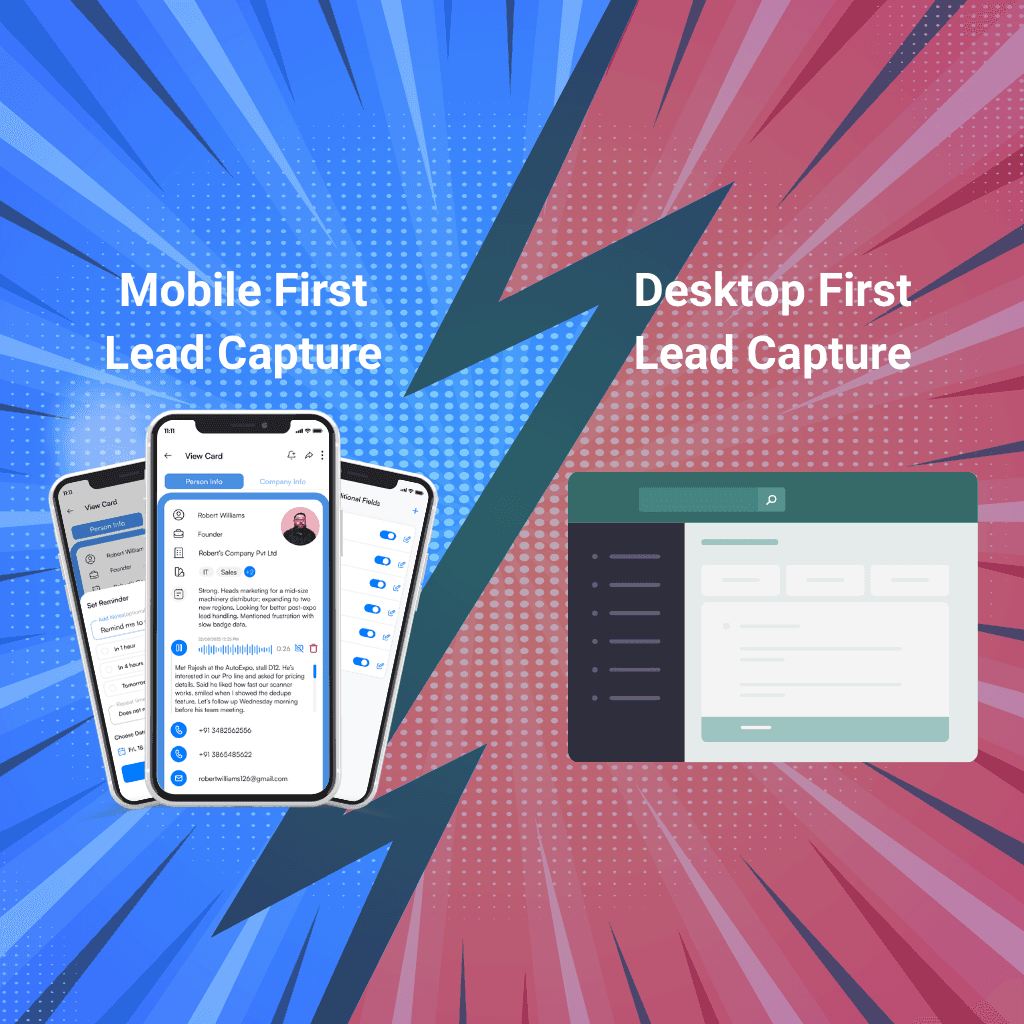 Habsy App Card Manager Lead capture