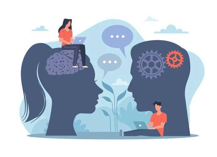 An illustration depicting the concept of natural language programming.
