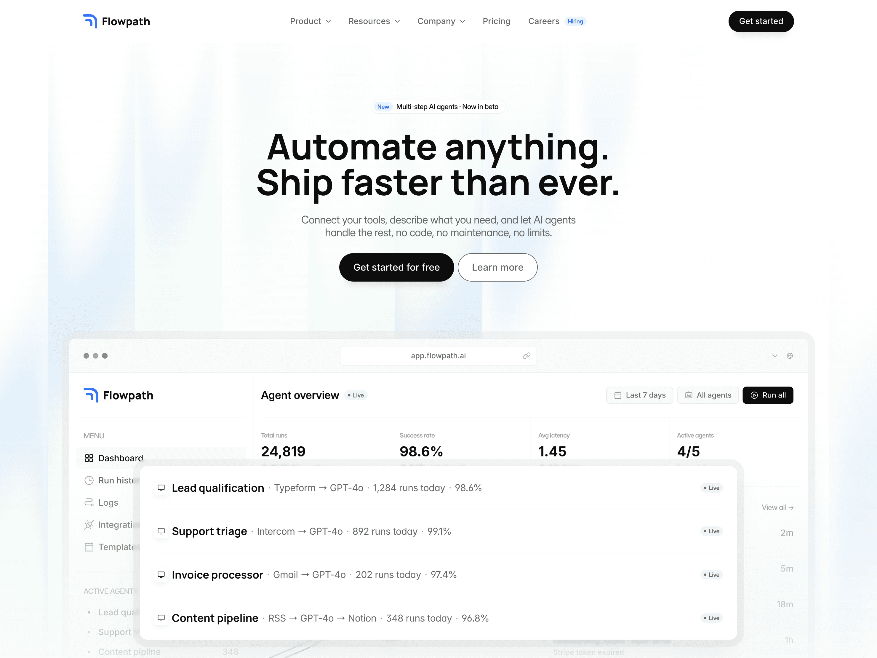 Flowpath Screen